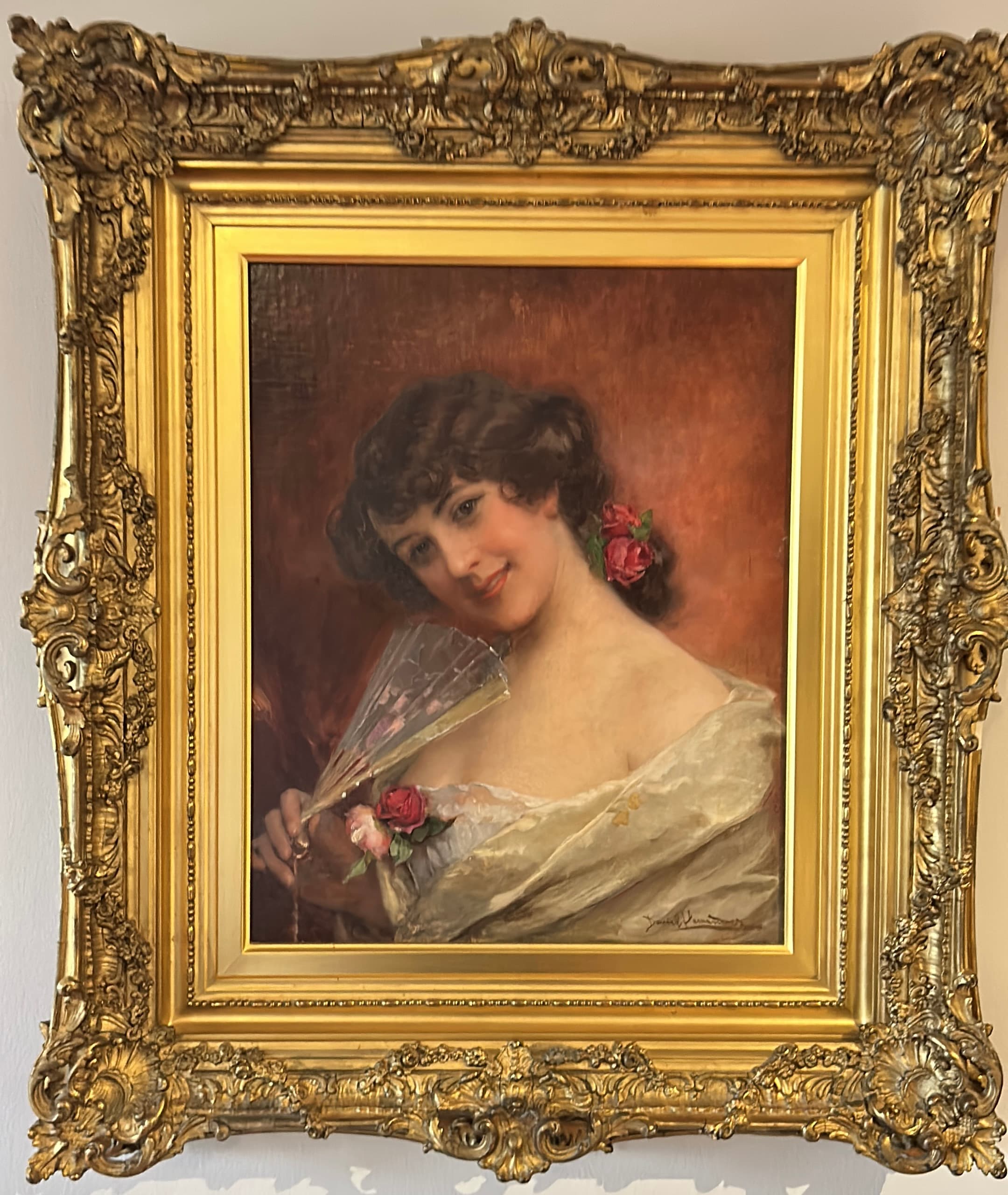 Española con abanico, circa 1895/1905